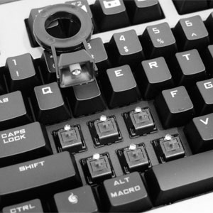 Funcionamiento de un teclado mecanico